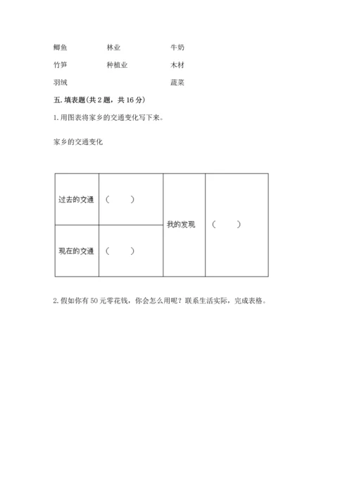部编版四年级下册道德与法治《期末测试卷》带答案（典型题）.docx