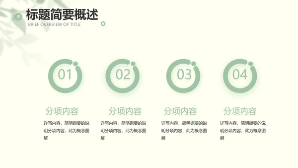 文艺绿色小清新纪念册电子相册动态PPT