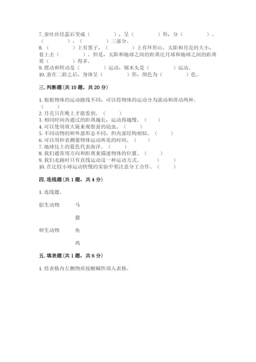 教科版小学科学三年级下册期末测试卷【夺冠系列】.docx