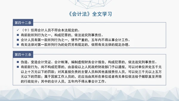 新版中华人民共和国会计法解读学习PPT课件