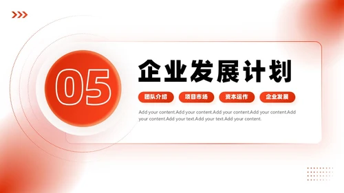 红色微粒体商业计划书PPT模板