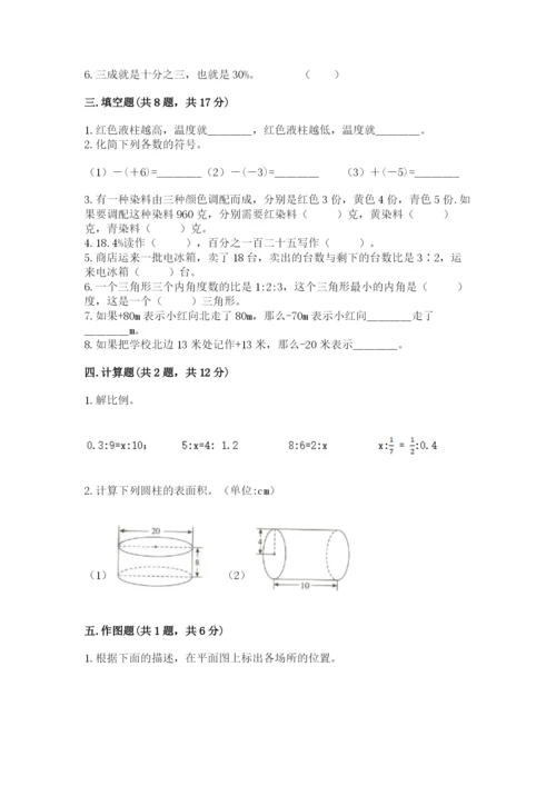 北师大版六年级下册数学期末测试卷（各地真题）.docx