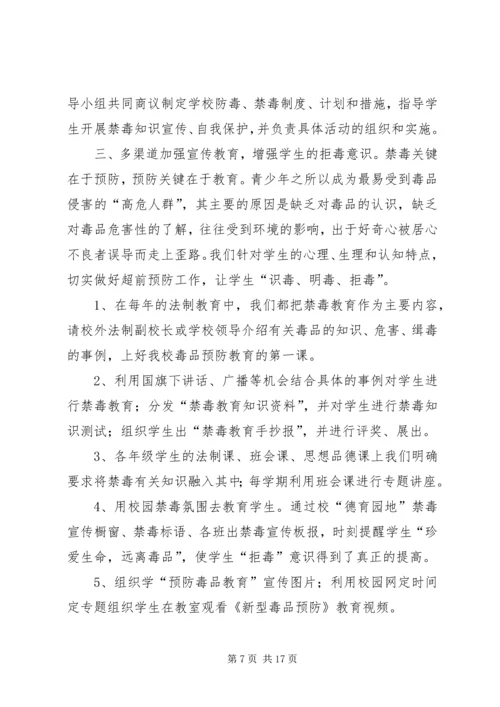 以麦小学毒品预防教育工作自查报告.docx