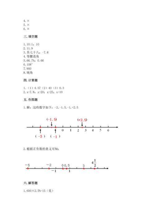人教版六年级下册数学期末测试卷附完整答案【精选题】.docx