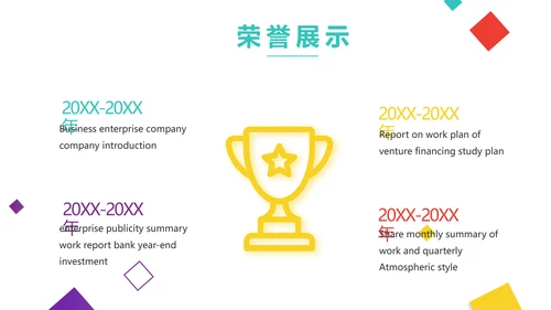 创意炫彩公司产品介绍宣传图片展示PPT动态