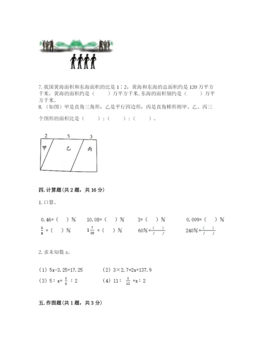 太原市万柏林区六年级下册数学期末测试卷必考题.docx