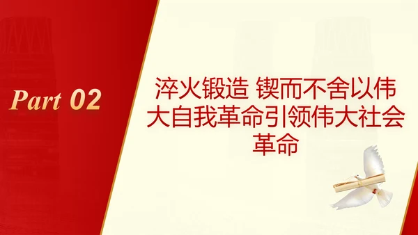 为民族复兴锻造更加坚强有力的领导力量专题党课PPT