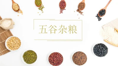 五谷杂粮通用PPT模板