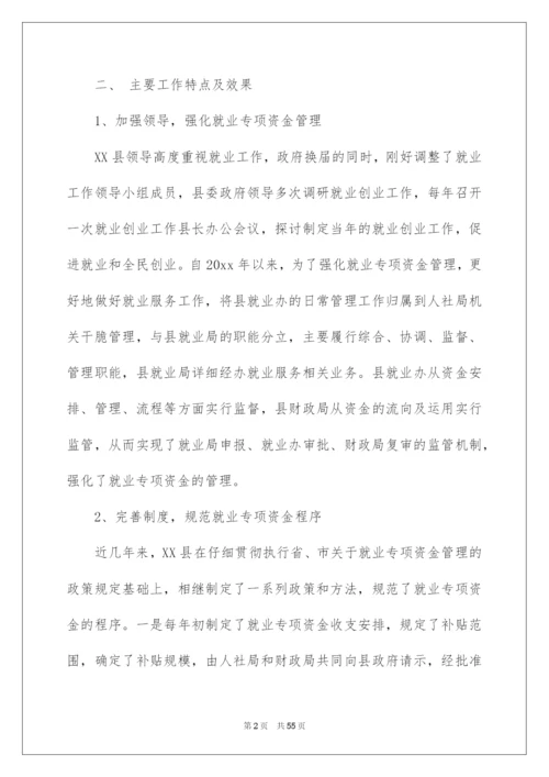 2022专项资金自查报告.docx