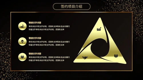 黑金房地产行业启动仪式PPT