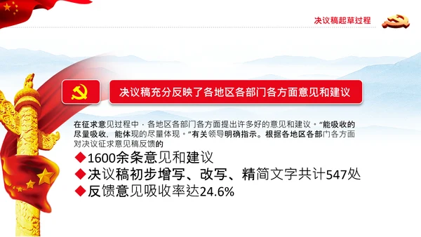 党的百年奋斗史成就经验历史决议制定背景PPT