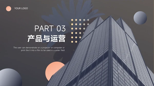 蓝色商业欧美大气商业计划书PPT模板