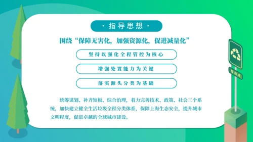 简约2.5D垃圾分类通用PPT模板