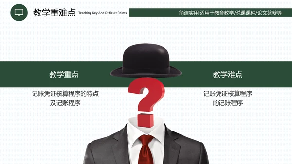 黑板风教育教学说课通用PPT课件