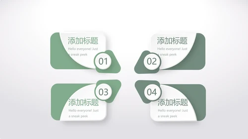 绿色清爽小清新时尚春季护肤动态PPT