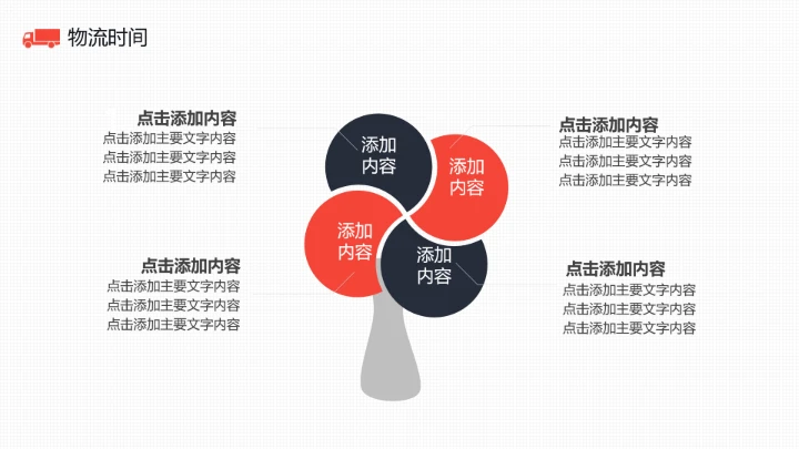 物流行业货运物流运输公司企业介绍简介PPT模版