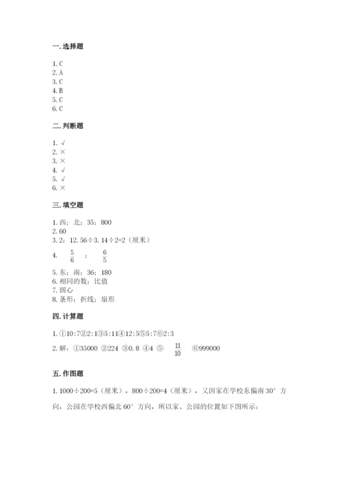 小学数学六年级上册期末模拟卷含答案【黄金题型】.docx