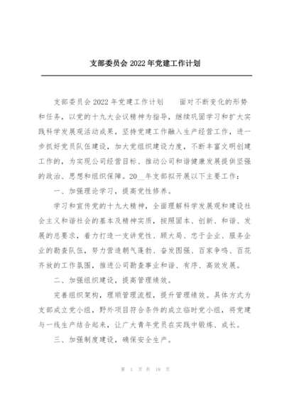 支部委员会2022年党建工作计划.docx