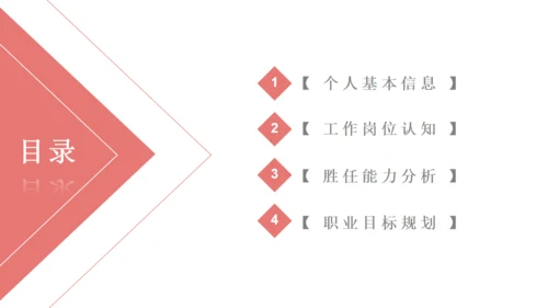 极简粉色个人简历自我介绍通用PPT母版