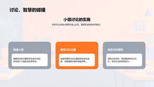 高三线上学习解决方案PPT模板