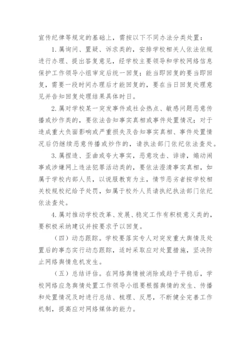 网络舆情应急预案.docx