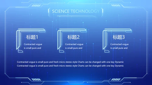 蓝色医疗科技信息化建设工作总结PPT