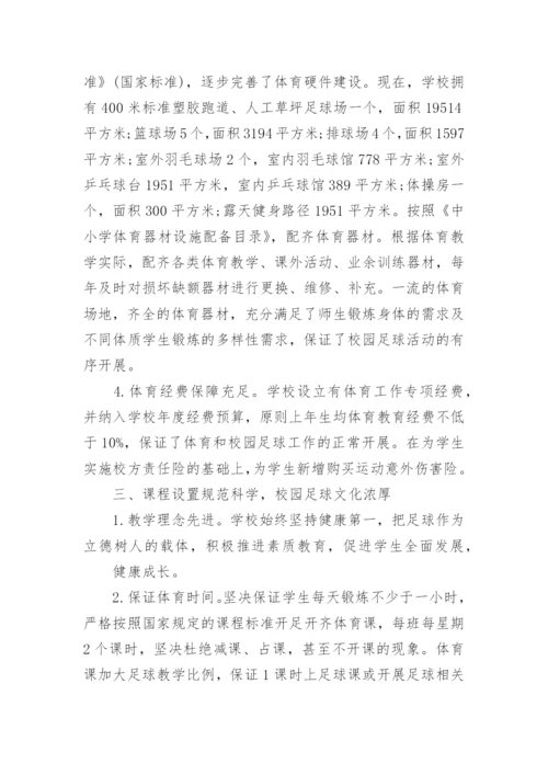 足球特色学校工作总结参考.docx