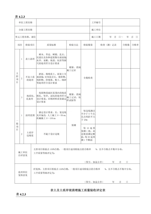 水利水电工程施工质量评定表样表(2013年新规).docx