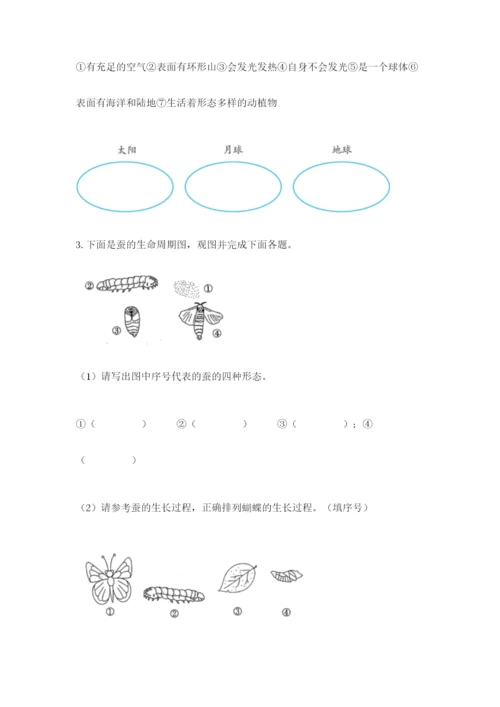 教科版科学三年级下册 期末测试卷【各地真题】.docx