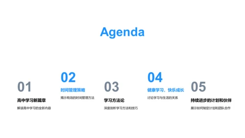 高一学习策略讲座PPT模板