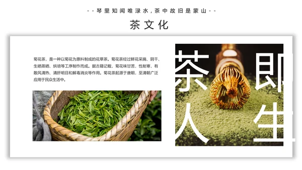 中国传统茶文化茶艺宣传PPT模板