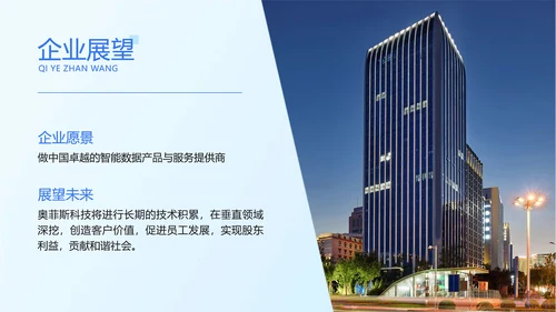 蓝色商务风企业形象宣传PPT套装