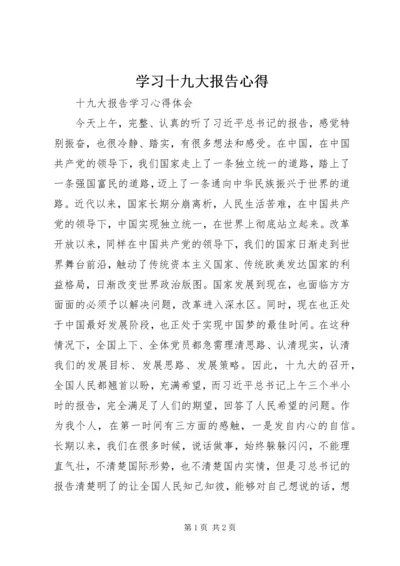 学习十九大报告心得 (5).docx