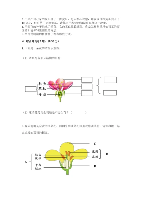 教科版四年级下册科学第一单元《植物的生长变化》测试卷精品（夺冠系列）.docx