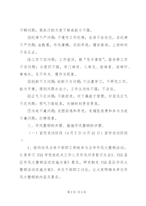 妇幼保健院作风大整顿活动实施方案.docx