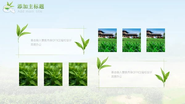 绿意新茶上市茶文化介绍通用PPT模板
