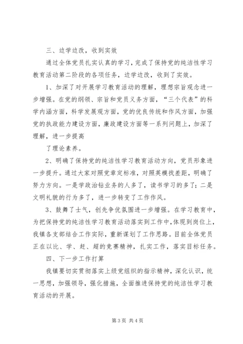 保持党的纯洁性分析检查阶段分析检查报告.docx