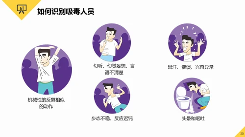 全民禁毒健康生活通用PPT模板