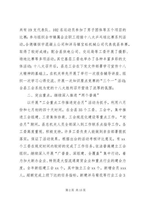 县总工会年度工作会议讲话.docx
