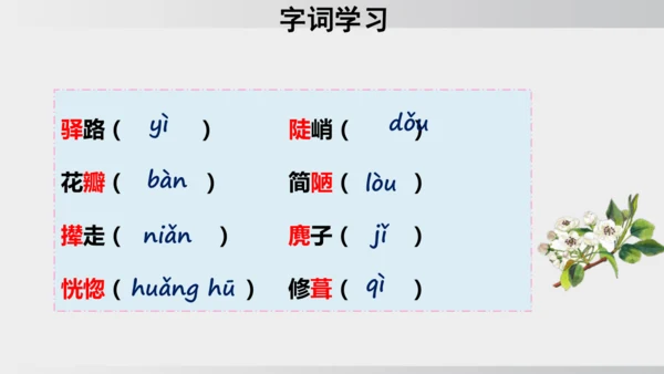 15 驿路梨花 课件