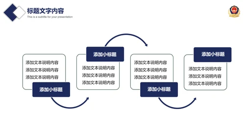 公安警察案件汇报动态PPT