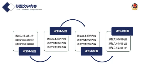 公安警察案件汇报动态PPT