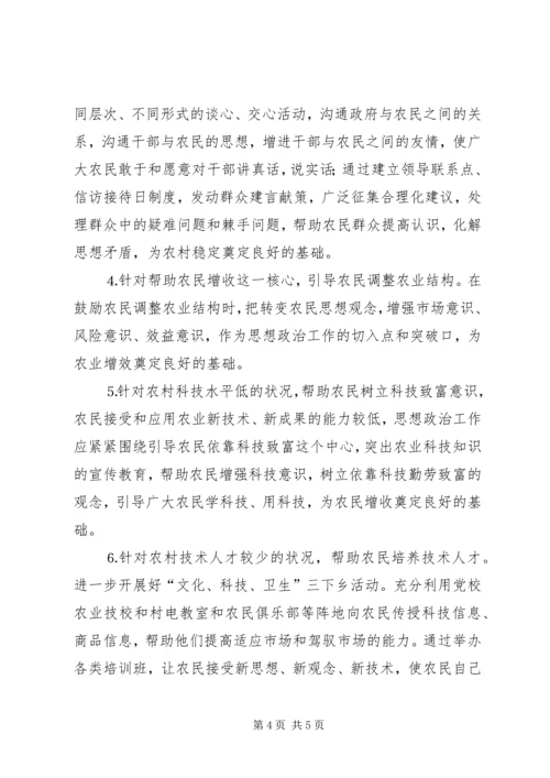 加强当前农村思想政治工作的思考 (2).docx