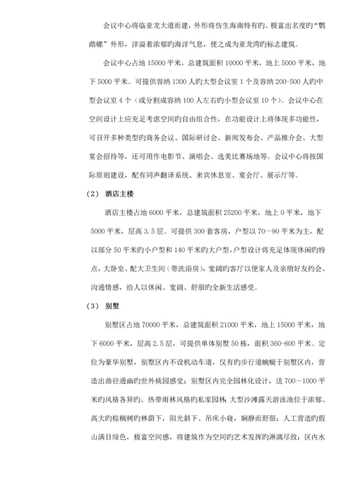 度假连锁酒店专项项目重点规划.docx