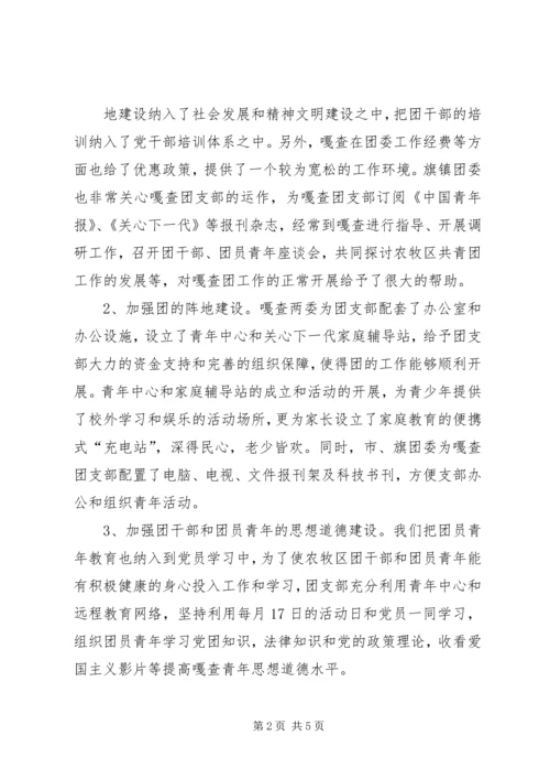 团支部工作汇报 (5).docx