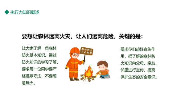 平安清明森林防火知识班会通用PPT模板