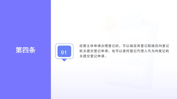 全文学习《经营主体登记申请及代理行为管理办法》2025年9月15日公布实施PPT课件