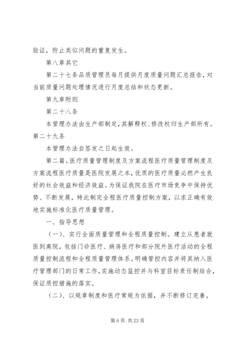 质量问题管理制度及方案.docx