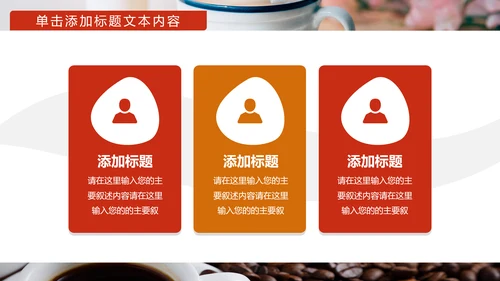美味休闲下午茶咖啡厅介绍咖啡介绍PPT模板