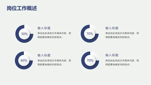白色高级极简通用PPT模板